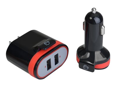 SIIG Fast Charging USB Wall Charger & Car Charger Bundle Pack