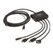 Eaton Tripp Lite Series Multiport Presentation Adapter, 4K 60Hz w HDR, 4x1, HDMI/DisplayPort/USB-C/VGA to HDMI, HDCP2.2, PD Charge, 8ft