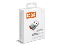 ColorWay USB 2.0 USB-C adapter Grå
