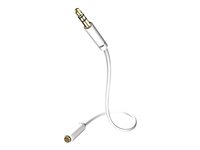 in-akustik Star MP3 Audio Cable Forlængerkabel til audio Hvid 5m