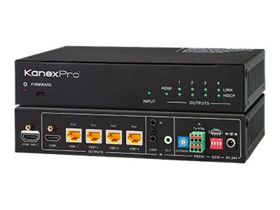 KanexPro 4K HDBaseT 1x4 Splitter over CAT6