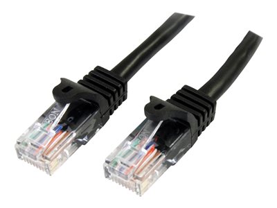 STARTECH 3m Black Cat 5e Cable