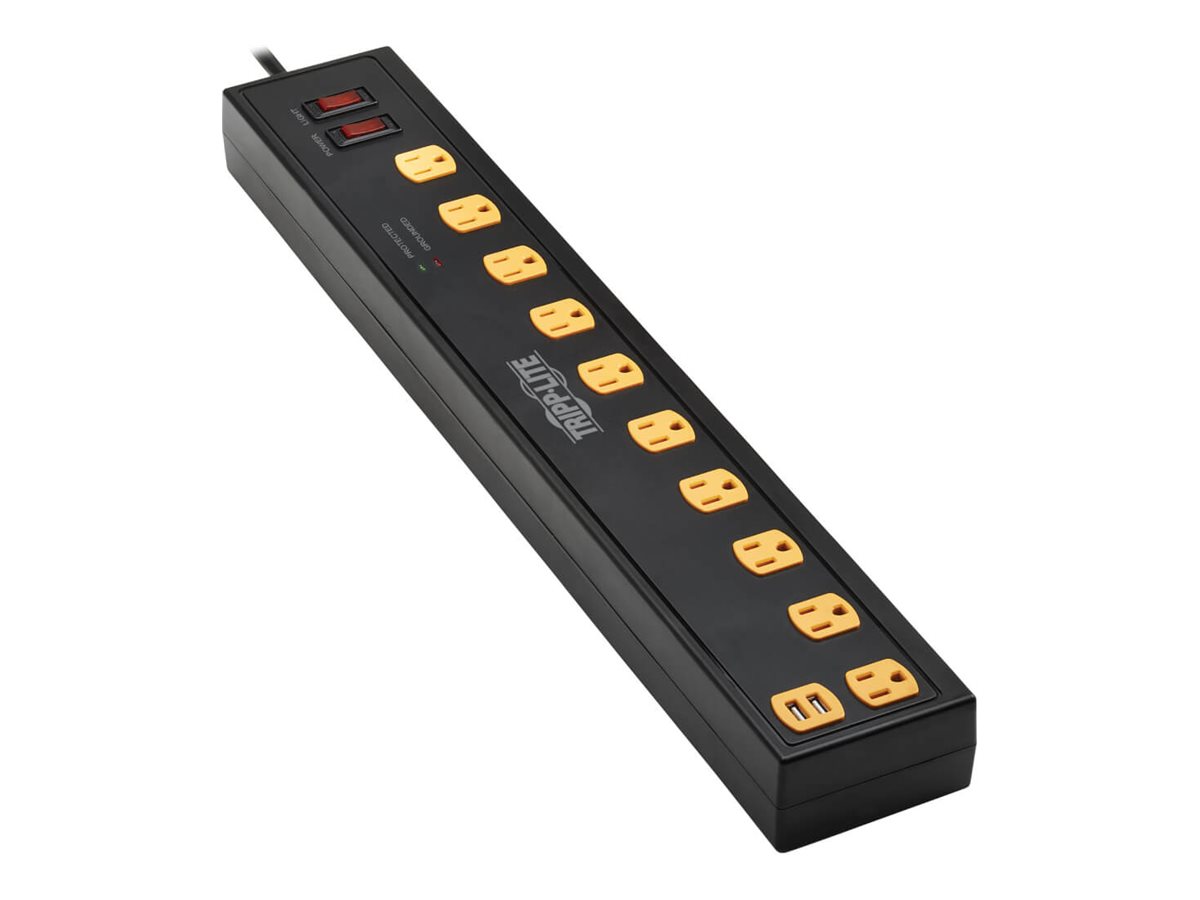 Eaton Tripp Lite Series Protect It! 10-Outlet Surge Protector with Swivel Light Bars