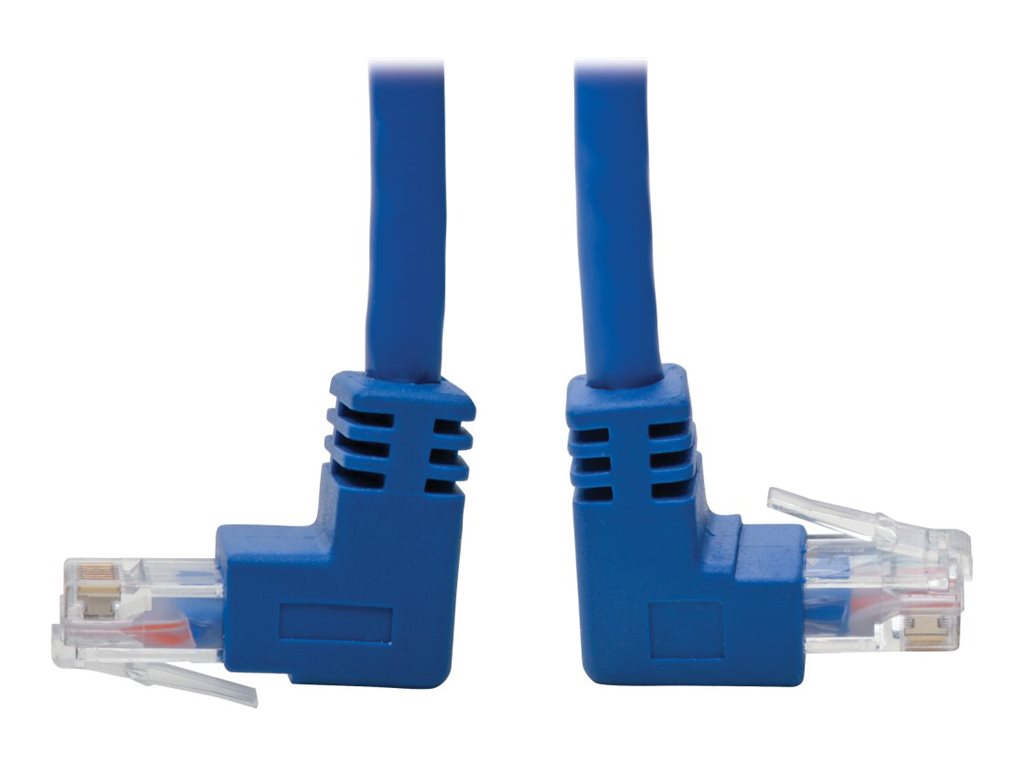Eaton Tripp Lite Series Cat6 Patch Cable Up-Angled / Down Angled UTP Molded M/M Blue 4ft