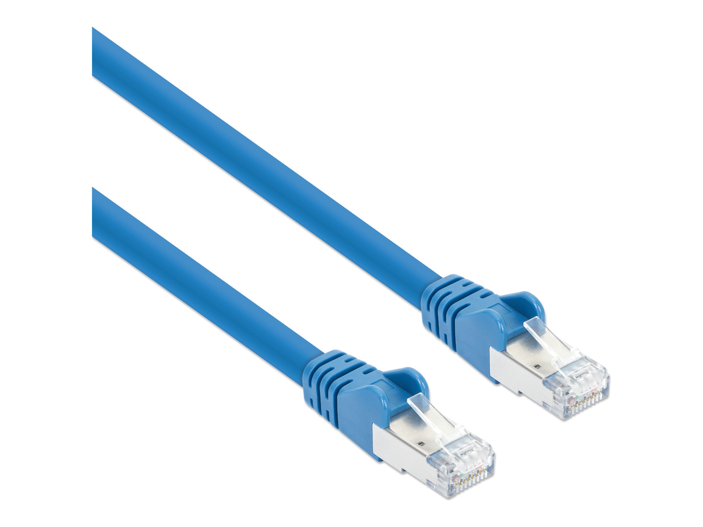 CAT8.1 S/FTP NETWORK PATCH CABLE, 3 FT., BLUE