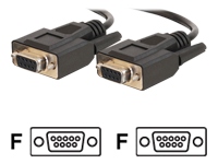 C2G - Rallonge de câble série - DB-9 (F) pour DB-9 (F) - 30 cm 