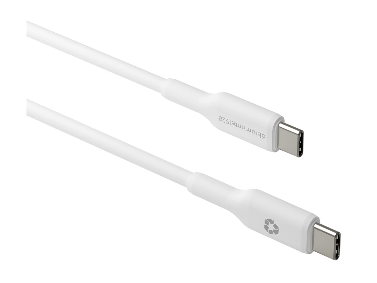 dbramante1928 Sustainable Cable 1M USB-C to USB-C WHITE - Enterprise Bulk Packaging – foto 3