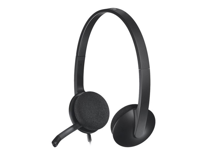 LOGI H340 USB Headset black