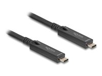 DeLOCK USB 2.0 / DisplayPort 2.1 (Alt Mode) USB Type-C kabel 3m Sort