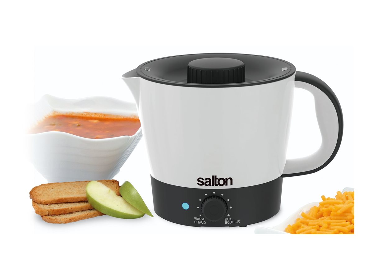 Salton Multi-Cooker/Steamer/Egg Boiler - White/Black - 1.25L - MP2143