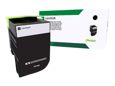 Image of Lexmark 802SK - black - original - toner cartridge - LCCP, LRP