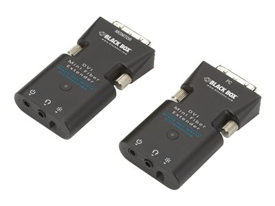 Black Box Mini Extender Kit for DVI-D and Stereo Audio over Fiber