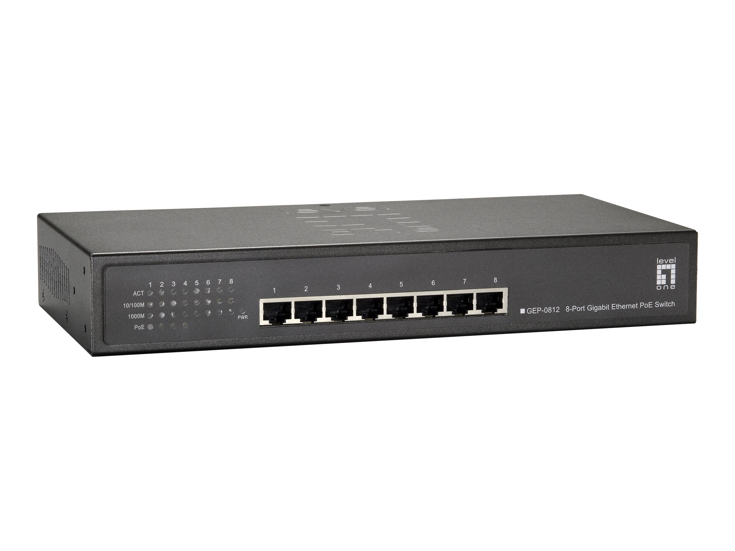 LEVELONE 8PORT GIGABIT POE PER