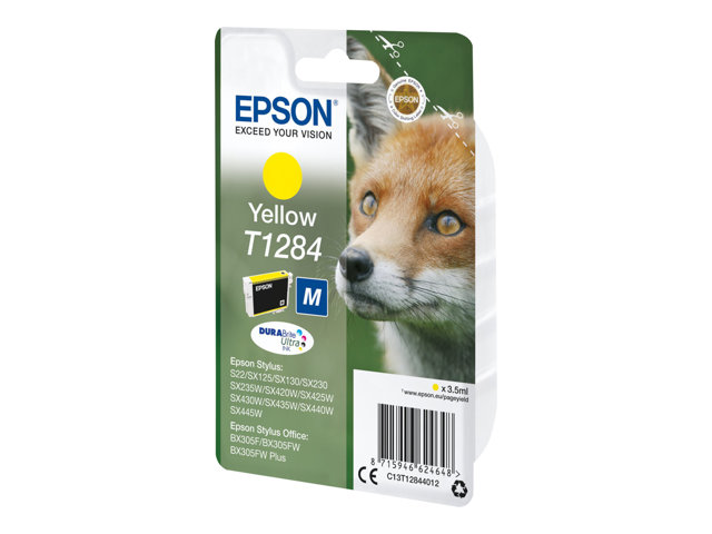 EPSON 1LB ink T128 yellow blister w/s