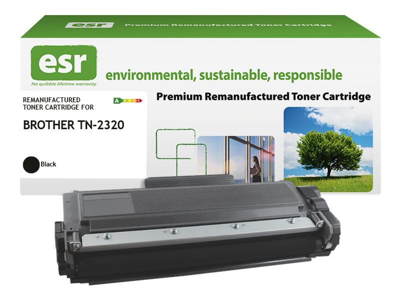 ESR Toner cartridge compatible with Brother TN-2320BK black remanufactured 2.600 pages