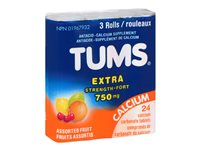 Tums Ex-Strength Fruit - 3pk