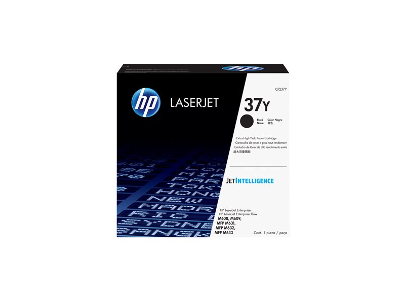 HP 37Y LaserJet Toner Cartridge Black HY