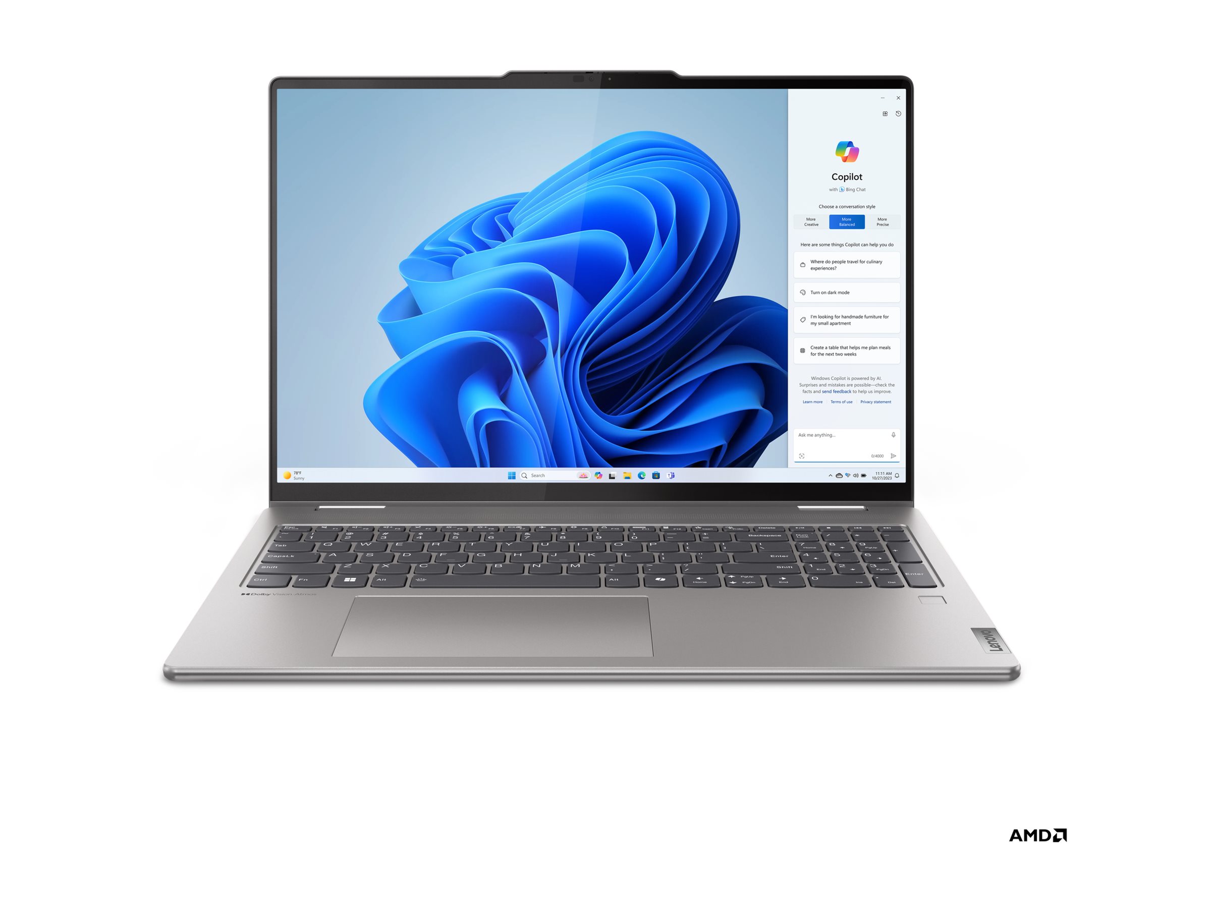 Lenovo Yoga 7 16AHP9 16" 2-in-1 Laptop Computer - Thumbnail 4