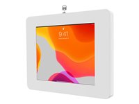 CTA Premium Locking Wall mount Bracket for tablet lockable metal white 
