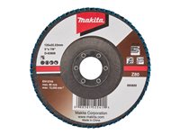 Makita - Flapdisk - for metal, rustfrit stål, ikke-jernholdigt metal, stå - 125 mm - kornstørrelse: Z80