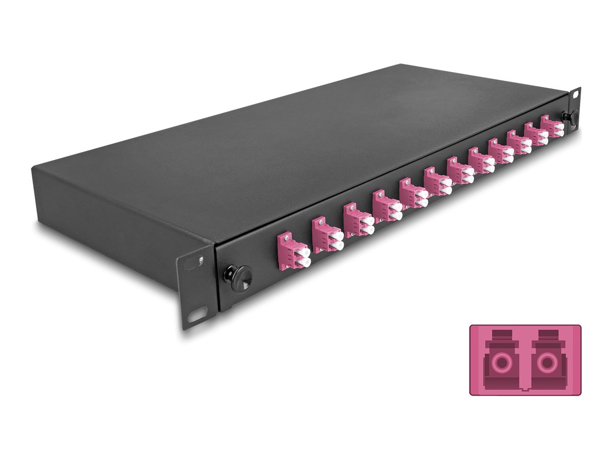 193 Optical Fiber Splice Box 12 x LC Dup