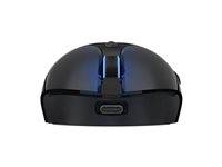 Lenovo Legion M410 - mouse - 2.4 GHz, USB - black, transparent