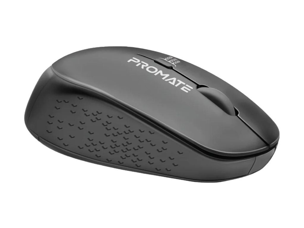 Promate MaxComfort Tracker mouse 1600DPI 2.4 GHz Package view Left-angle 77800