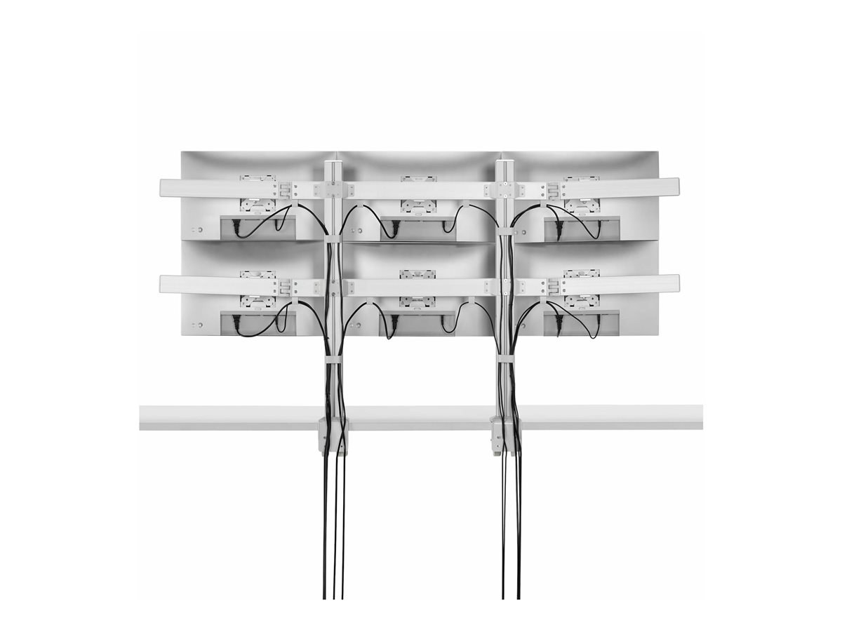StarTech.com Six-Monitor Desk Mount w/ Crossbar, Up To 32" Screens/17.6lb montážní sada - pro 6 LCD displejů - Sloupec, dvojitý - bílá – foto 11