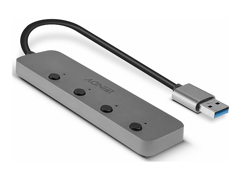 Lindy - concentrateur (hub) - 4 ports