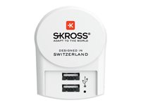 SKROSS Strømforsyningsadapter 20Watt Europlug (strøm CEE 7/16)