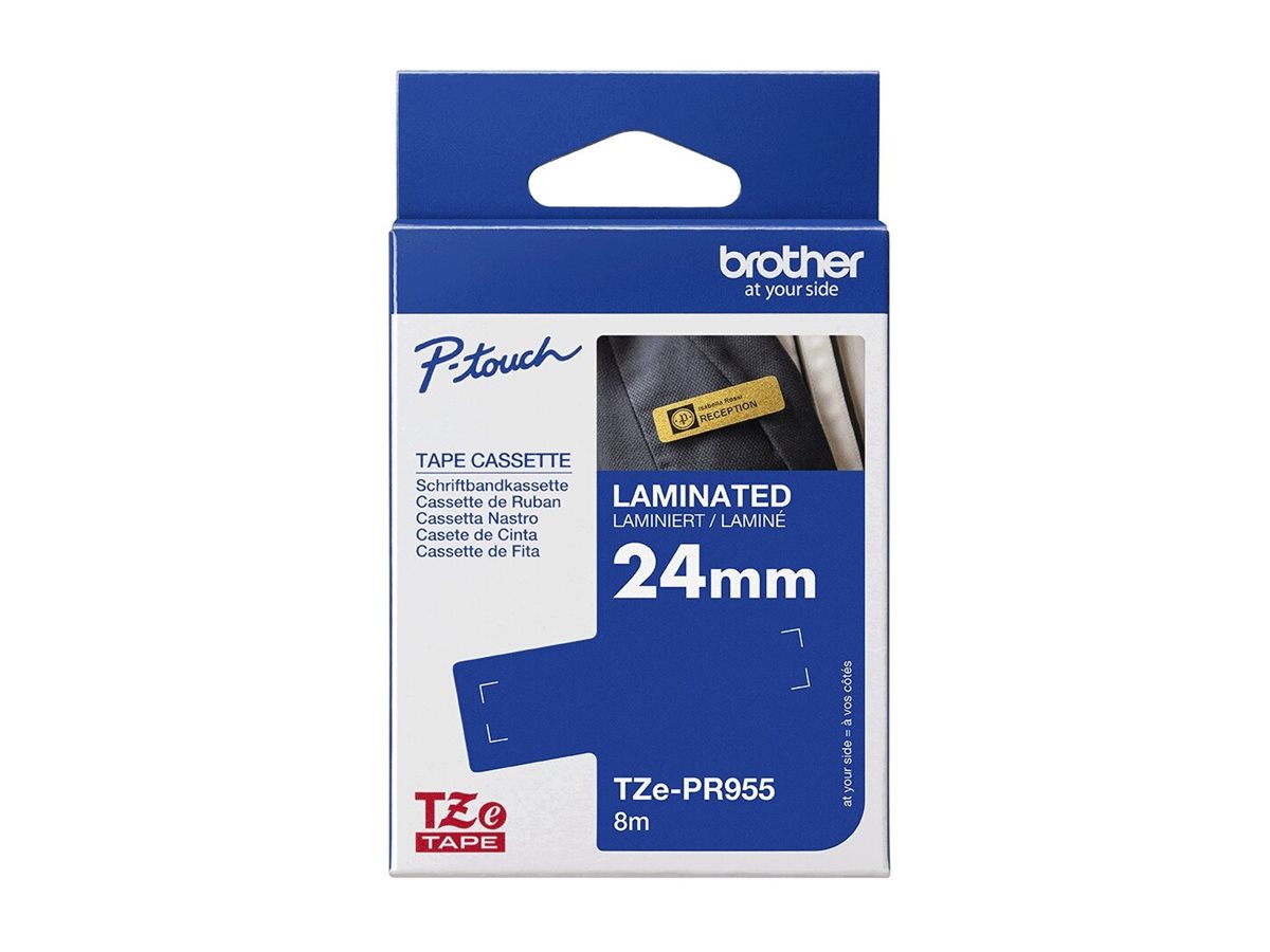 Brother TZe-PR955 laminated tape 1 cassette(s) Roll (2.4 cm x 8 Package view Front 80520