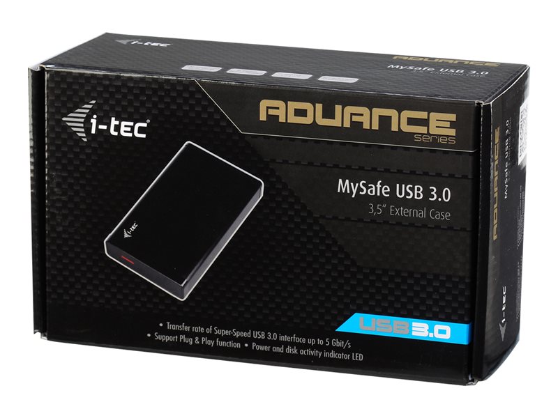 i-tec MySafe Advance Noir 3,5" USB 3.0