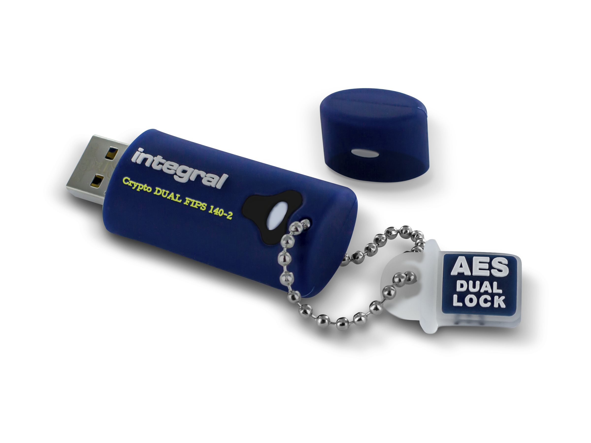 An image of Integral Crypto Dual FIPS 140-2 - USB flash drive - 8 GB