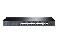TP-Link JetStream TL-SL2428 Switch 24 x 10/100 + 4 x 10/100/1000 + 2 x combo Gigabit SFP 