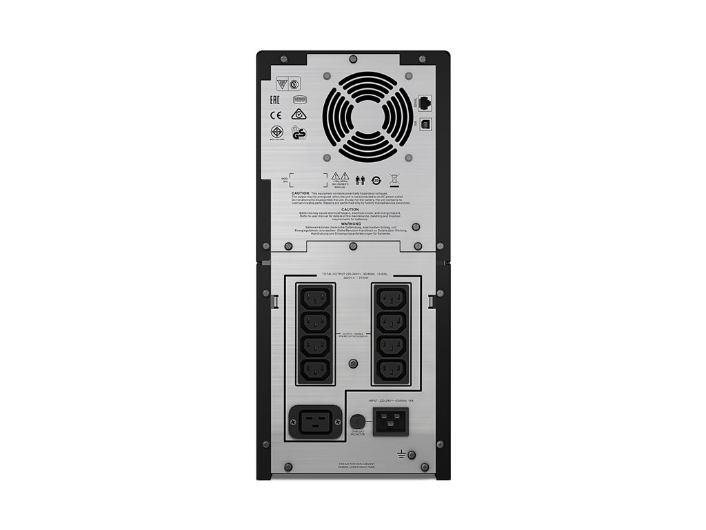 APC Smart-UPS C SMC3000I 3000 VA 2100 W Schwarz