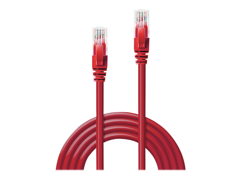 C ble réseau Rouge Cat.6 U/UTP, 3m