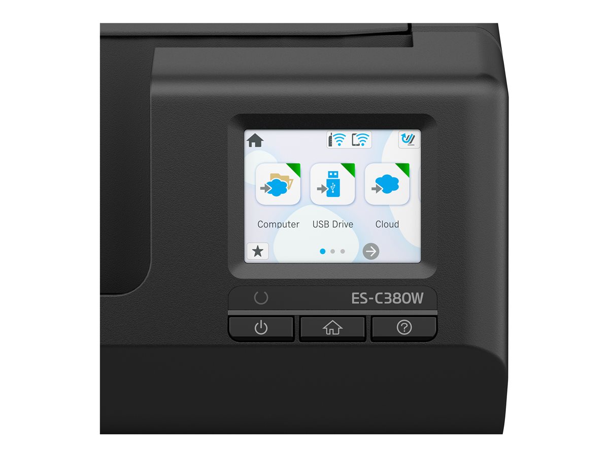 Epson ES-C380W - skener typ sheetfed - stolní - USB 2.0, Wi-Fi(n) – foto 11