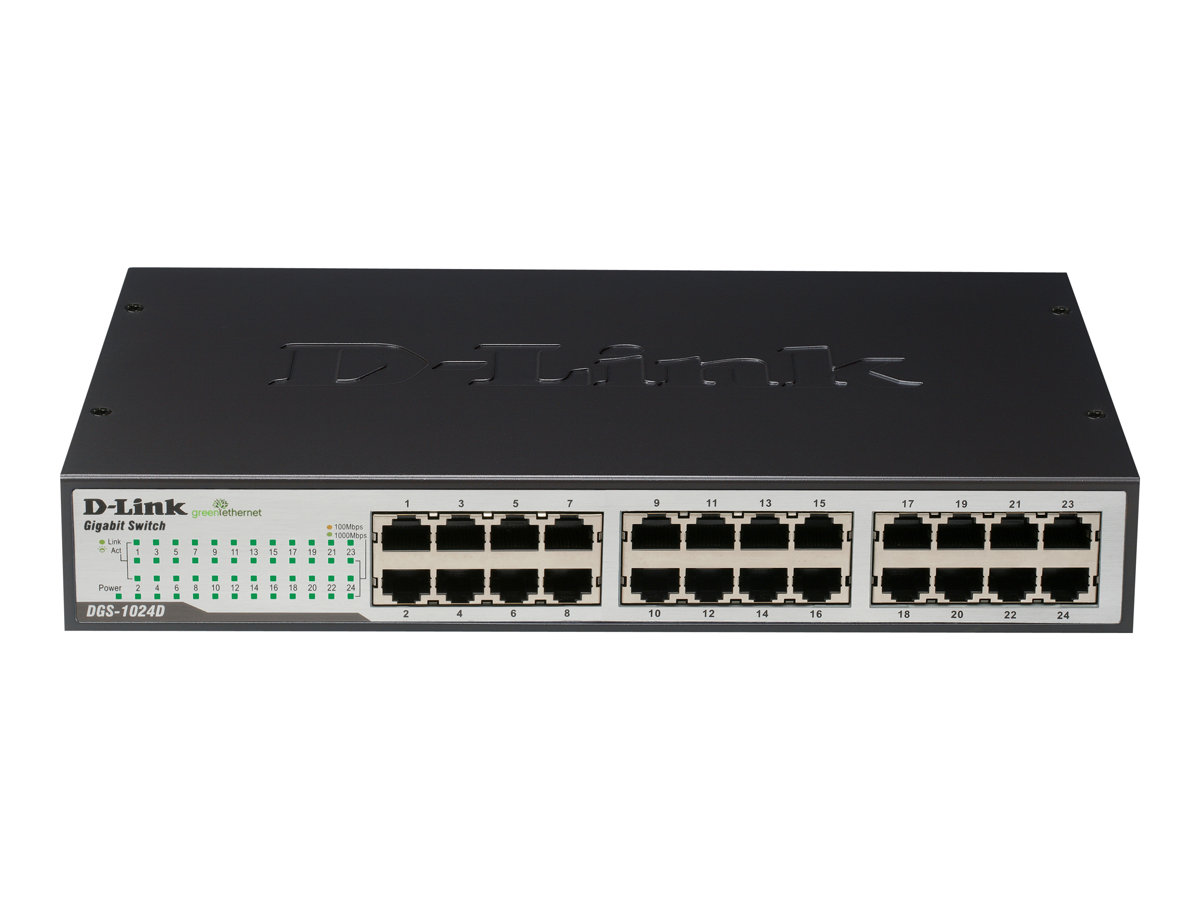 D-LINK SWITCH 24 PORTS 10/100/1