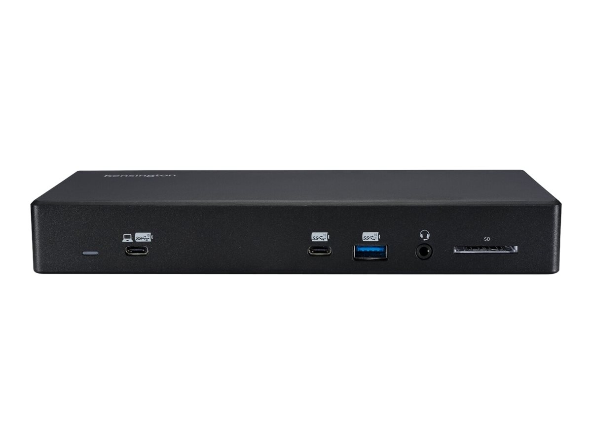 Kensington SD4850P 10Gbps Dual Video Driverless docking station USB-C HDMI 2 x DP++ Usage / lifestyle Left-angle 72710