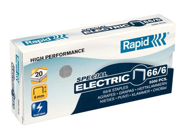 Rapid Strong Staples 66 6 6 Mm Pack Of 5000