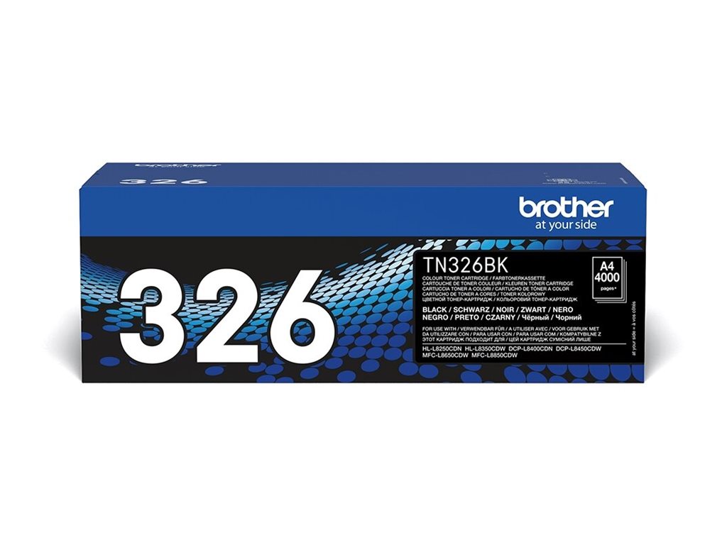 Brother Tn326bk Black Original Toner Cartridge