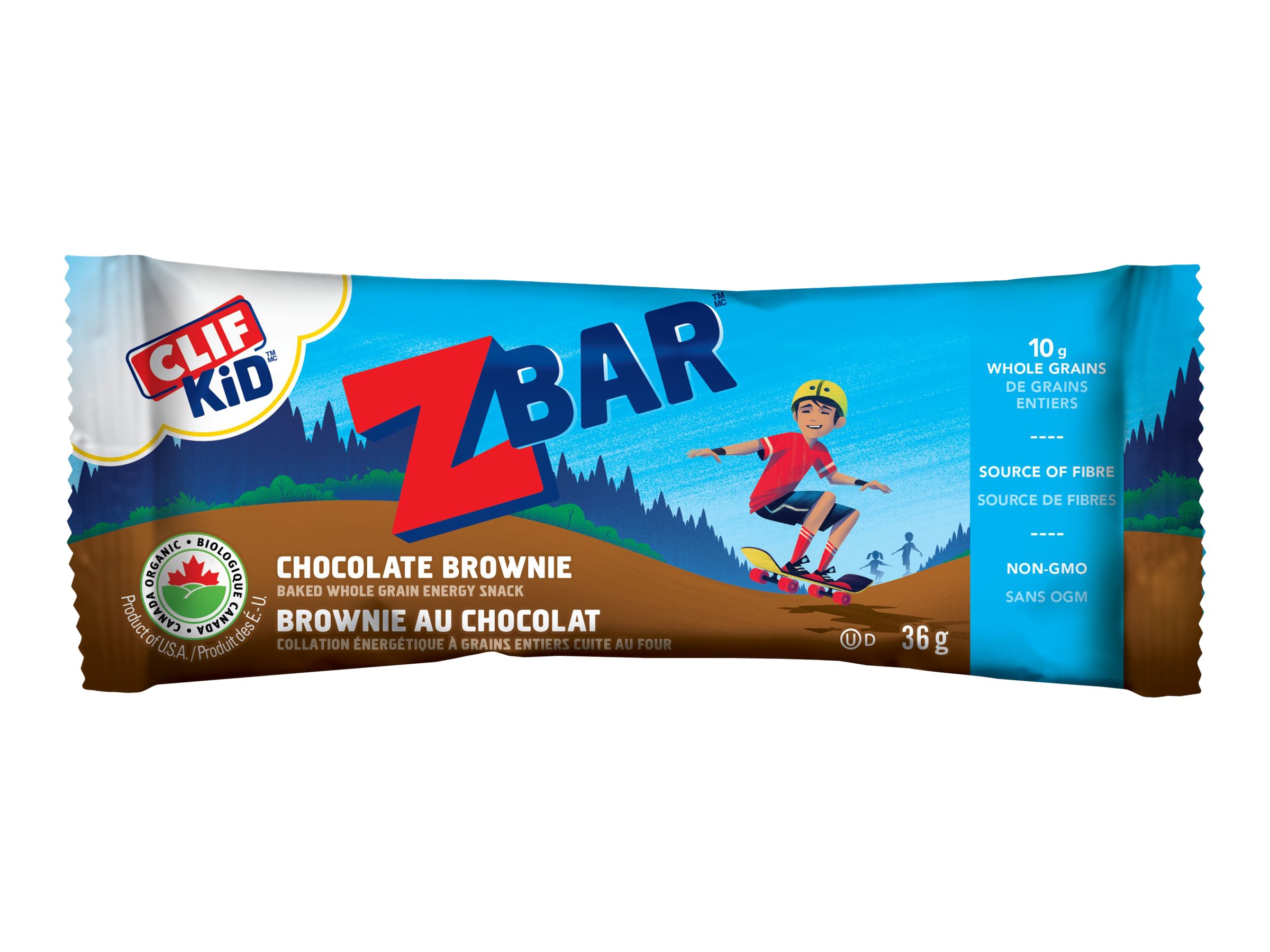 Clif Kid Organic Zbar - Chocolate Brownie - 5 x36g