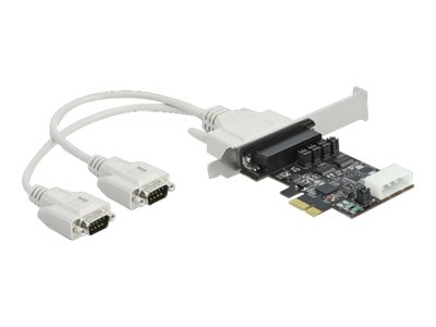 DELOCK PCI Express x1 Karte zu 2 x Seriell RS-232 5 V / 12
