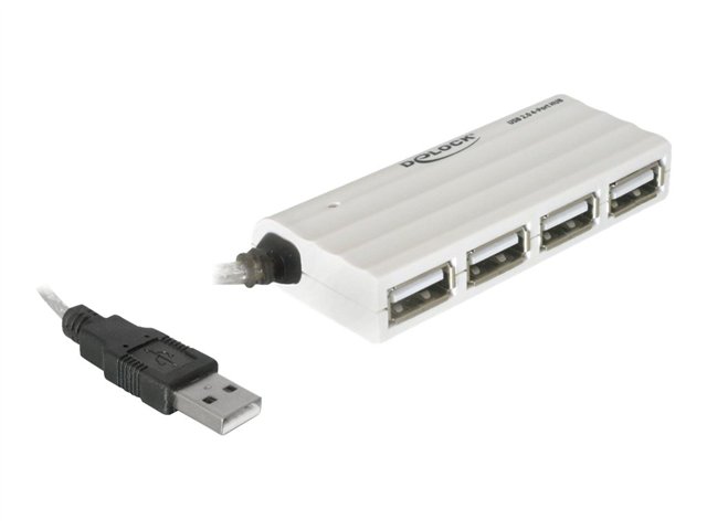 Delock USB 2.0 Hub 4-port external – foto 3