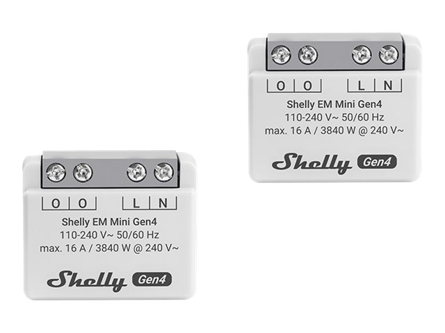 SHELLY EM Mini Gen4 2-pack Energy Meter FG3800238070830