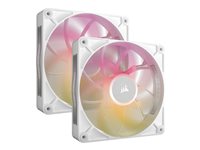 CORSAIR iCUE Link RX140 MAX RGB Starter Kit Fan 2-pack Hvid 140 mm