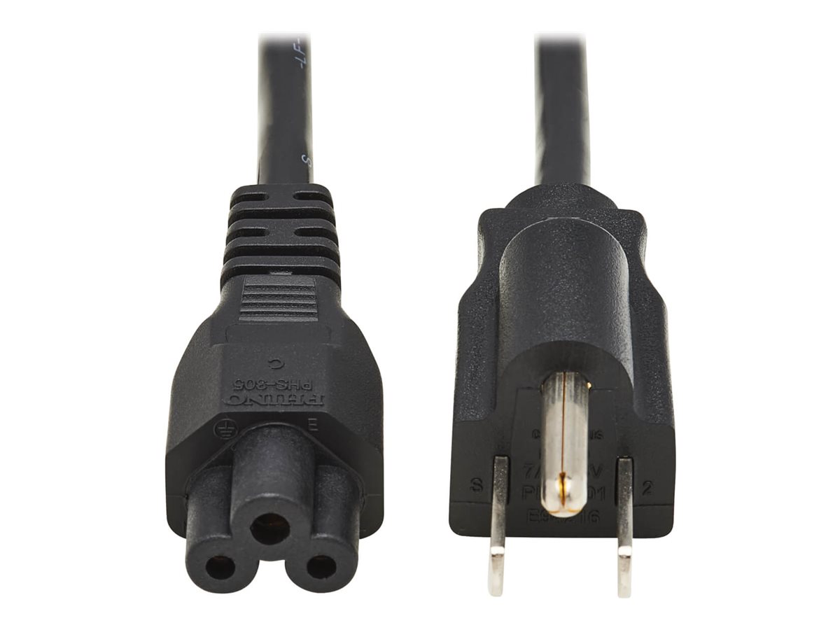 Tripp Lite 6ft Laptop / Notebook Power Cord Cable 5-15P to C5 10A 18AWG 6'