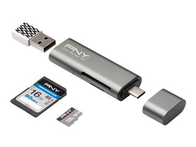 Card reader - 3 in 1 (SD, microSD, SDHC, microSDHC