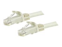 StarTech.com 1.5m CAT6  Cable - White Snagless  CAT 6 Wire - 100W  RJ45 UTP 650MHz Category 6 Network Patch Cord UL/TIA (N6PATC150CMWH) CAT 6 Ikke afskærmet parsnoet (UTP) 1.5m Patchkabel Hvid