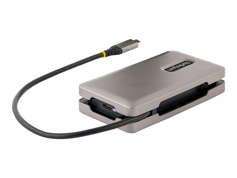 Adaptateur Multiport USB-C - Adaptateur USB-C vers HDMI 2.0b 4K 60Hz  (HDR10), Alimentation 100W Passthrough, Hub 4 Ports USB 3.0 - Mini Dock USB